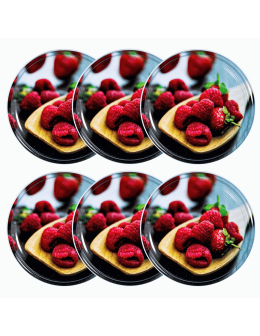 Pokrywki dekielki zakrętki nakrętki wieczka wieka 82mm 6 szt WZÓR M PZH - product 2