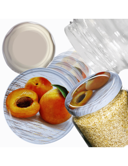 Pokrywki dekielki zakrętki nakrętki wieczka wieka 82mm 60 szt WZÓR N PZH