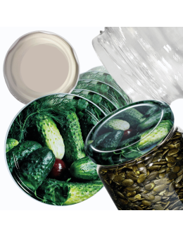 Pokrywki dekielki zakrętki nakrętki wieczka wieka 82mm 30 szt WZÓR O PZH