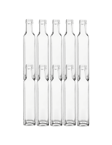 Butelki 250ml maraski kwadratowe soki na olej oliwę fi31 10szt BEZ NAKRETEK - product 2