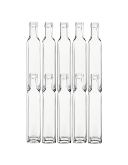 Butelki 250ml maraski kwadratowe soki na olej oliwę fi31 10szt BEZ NAKRETEK - product 2