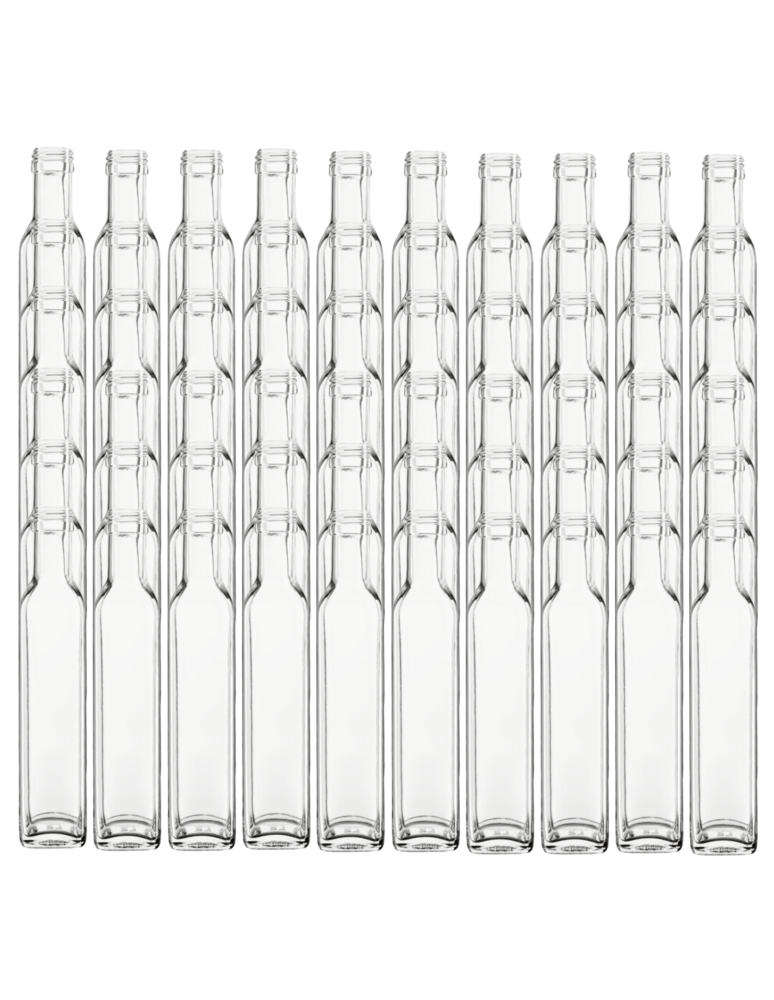 Szklane butelki na alkohol - galoniki - Butelki 250ml maraski kwadratowe soki na olej oliwę fi31 60szt BEZ NAKRETEK - product b2b.wamar.biz 2