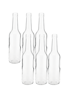 Butelki 330 ml na sok nalewkę syrop tradycyjne fi28 6szt BEZ NAKRETEK - product 2