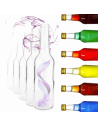 Butelki 330 ml na sok nalewkę syrop tradycyjne fi28 10szt BEZ NAKRETEK