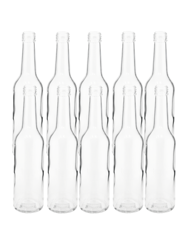 Butelki 330 ml na sok nalewkę syrop tradycyjne fi28 10szt BEZ NAKRETEK - product 2