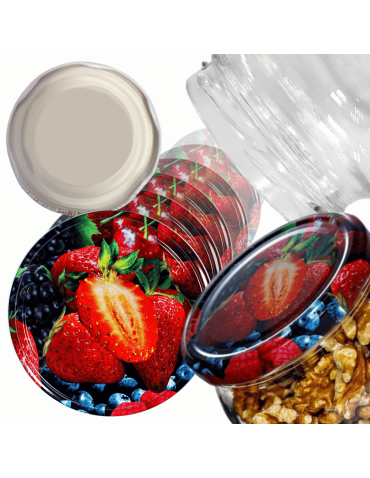 Pokrywki dekielki zakrętki nakrętki wieczka wieka 82mm 60 szt WZÓR W PZH