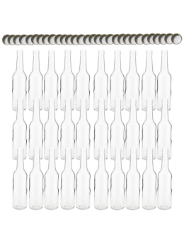 Butelki 330 ml na sok nalewkę syrop tradycyjne fi28 30szt NAKRĘTKI - produkt 2