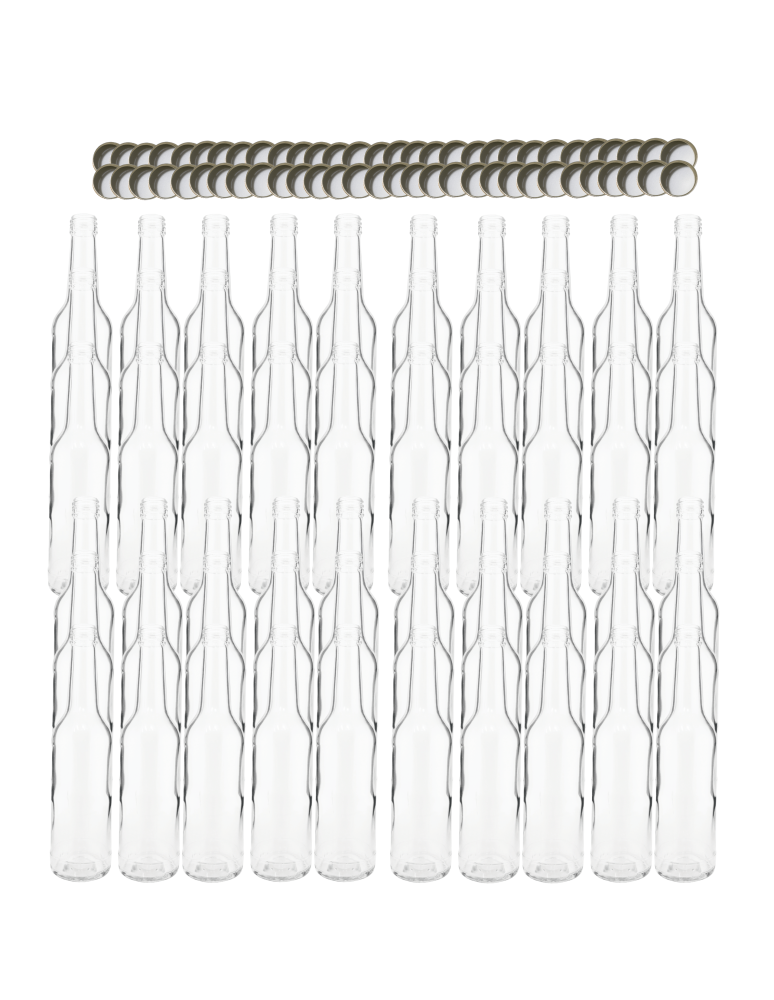 Szklane butelki na alkohol - galoniki - Butelki 330 ml na sok nalewkę syrop tradycyjne fi28 60szt NAKRĘTKI - product b2b.wamar.biz 2