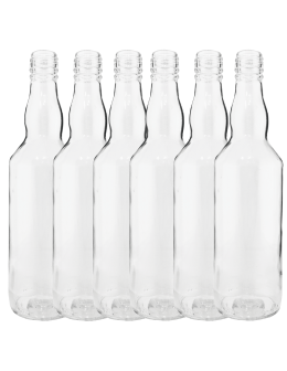 Butelki 500 ml na sok nalewkę syrop tradycyjne fi28 6szt BEZ NAKRETEK - product 2