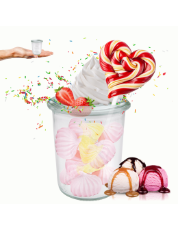 Słoik Weck 160 ml słoik szklany ozdobny MOLD słoik na deser pucharek 1szt