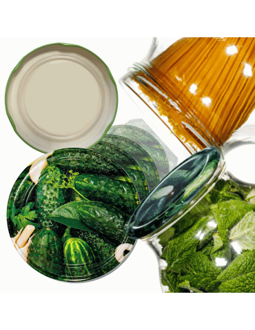 Pokrywki dekielki zakrętki nakrętki wieczka wieka 100mm 30 szt WZÓR O PZH