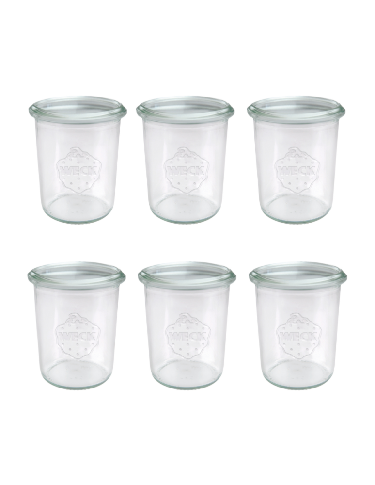 Słoiki weck - Słoiki Weck 160 ml słoiki szklane ozdobne MOLD na deserki pucharki 6szt - product b2b.wamar.biz 2