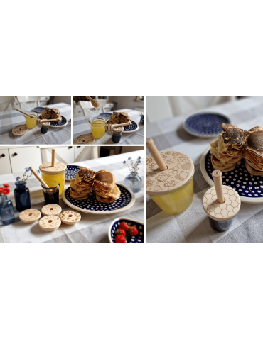 Słoiki weck - Słoiki Weck 160 ml słoiki szklane ozdobne MOLD przyprawy wieka szklane 6szt - product 9