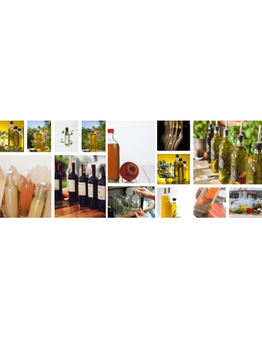 Szklane butelki na alkohol - galoniki - Butelka 500 ml na sok nalewkę nalewki syrop syropy fi28 1szt NAKRĘTKA - product 8