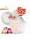 Słoiki Weck 160 ml słoiki szklane ozdobne MOLD przyprawy wieka szkło 12szt