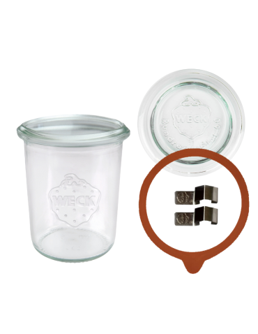 Słoik Weck 160 ml przetwory MOLD żaroodporny dżem zapinki wieko gumka 1szt - product 2