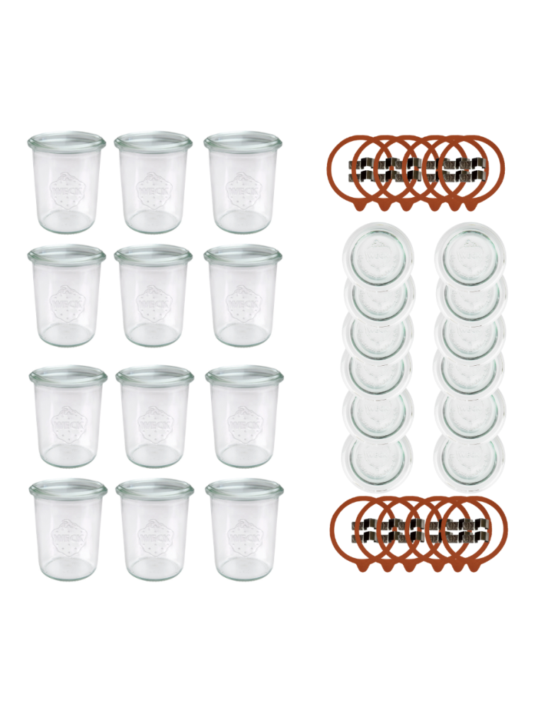 Słoiki weck - Słoiki Weck 160ml przetwory MOLD żaroodporne dżem zapinki wieko gumka 12szt - product b2b.wamar.biz 2