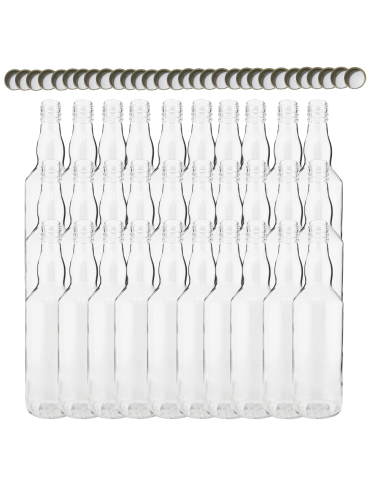 Butelki 500 ml na sok nalewkę syrop tradycyjne fi28 30szt NAKRĘTKI - product 2