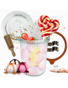 Słoik Weck 160ml przetwory MOLD żaroodporny miarka zapinki wieko gumka 1szt