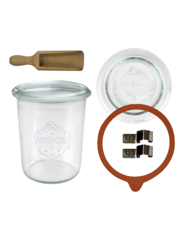 Słoik Weck 160ml przetwory MOLD żaroodporny miarka zapinki wieko gumka 1szt - product 2