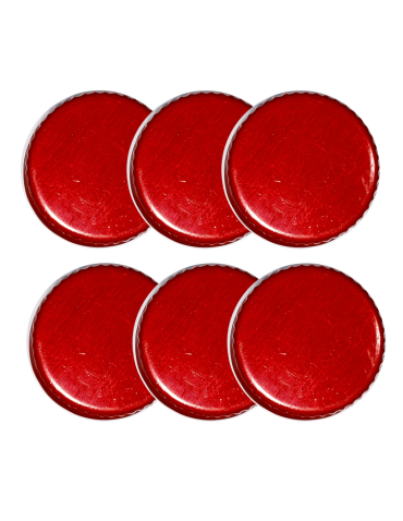 Pokrywki dekielki zakrętki nakrętki wieczka wieka 28mm 6 szt WZÓR R PZH - product 2