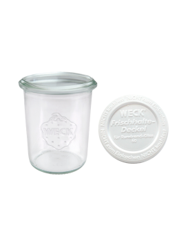 Słoik Weck 160ml na przetwory MOLD żaroodporny plastikowe wieko 1szt TRWAŁE - product 2