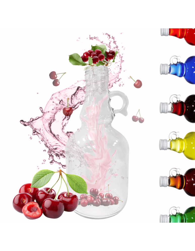 Szklane butelki na alkohol - galoniki - Butelka 500 ml galon z uchwytem soki sok na olej fi31 1szt BEZ NAKRETKI - product b2b.wamar.biz 1