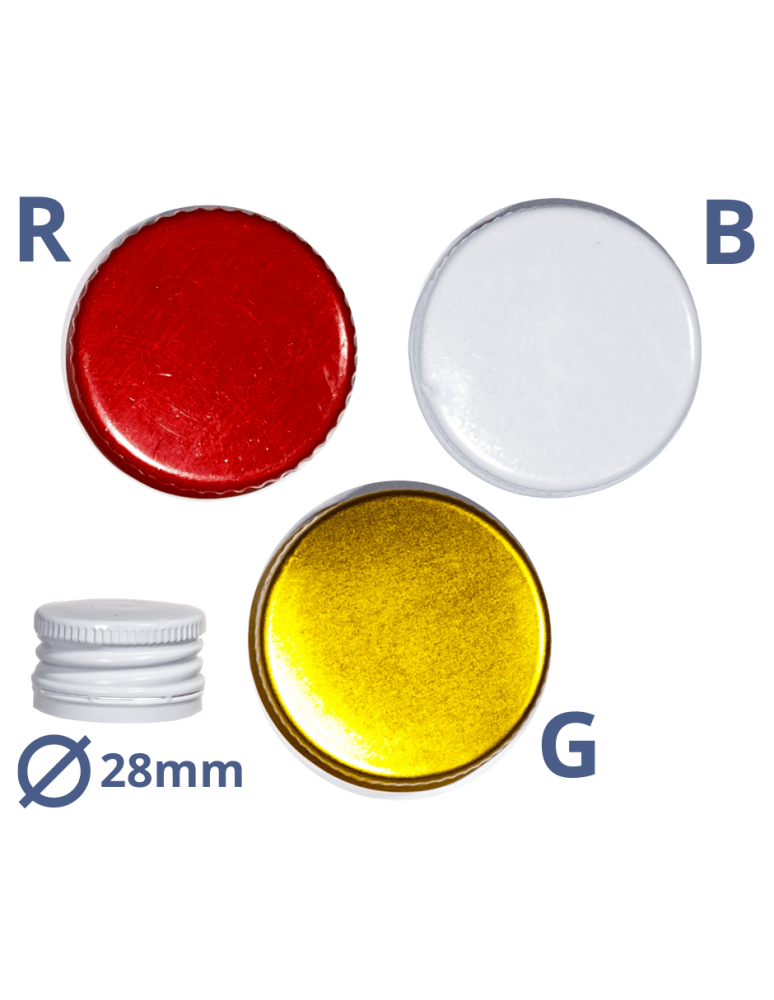 Słoiki i Dodatki - Pokrywki dekielki zakrętki nakrętki wieczka wieka 28mm 30 szt WZÓR R PZH - product b2b.wamar.biz 4