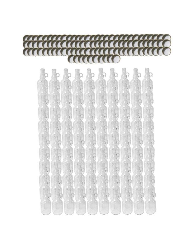 Szklane butelki na alkohol - galoniki - Butelki 500 ml galon z uchwytem soki na olej oliwę fi31 100szt NAKRĘTKI - product b2b.wamar.biz 2