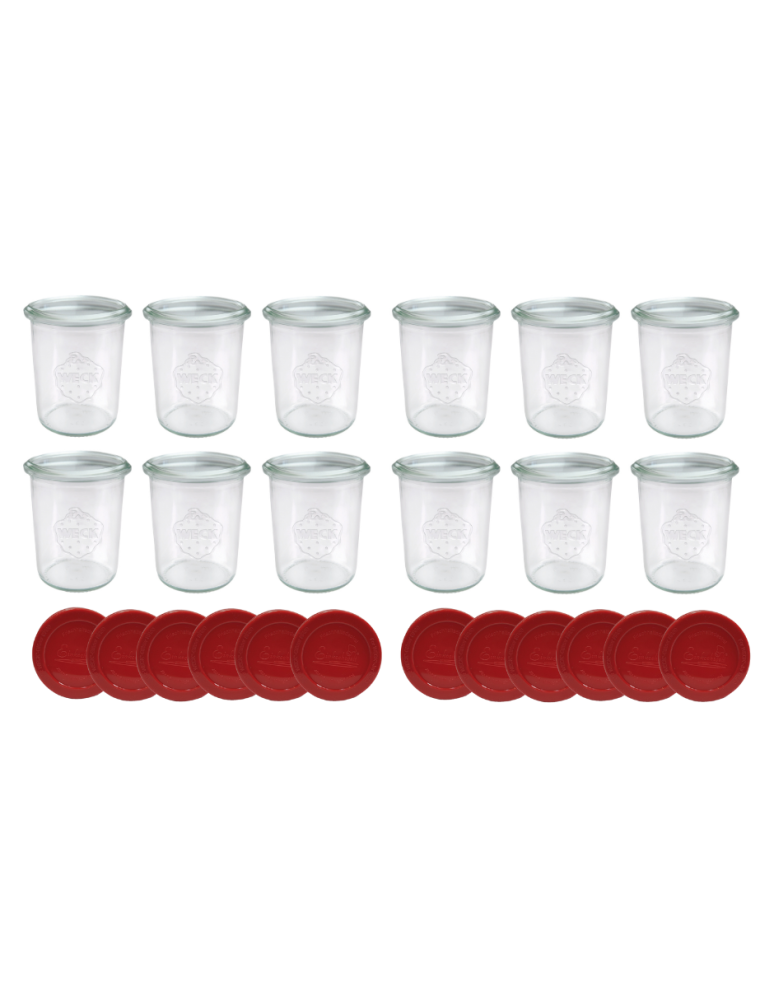 Słoiki weck - Słoiki Weck 160ml przetwory MOLD żaroodporne silikonowe wieka 12szt TRWAŁE - product b2b.wamar.biz 2