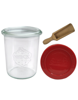 Słoik Weck 160ml na przetwory MOLD żaroodporny silikonowe wieko 1szt miarka - product 2