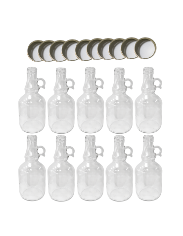 Butelki 500 ml galon z uchwytem soki na olej oliwę fi31 10szt NAKRĘTKI - product 2