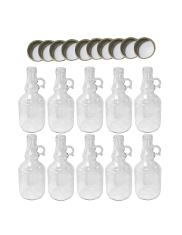 Butelki 500 ml galon z uchwytem soki na olej oliwę fi31 10szt NAKRĘTKI - product 2