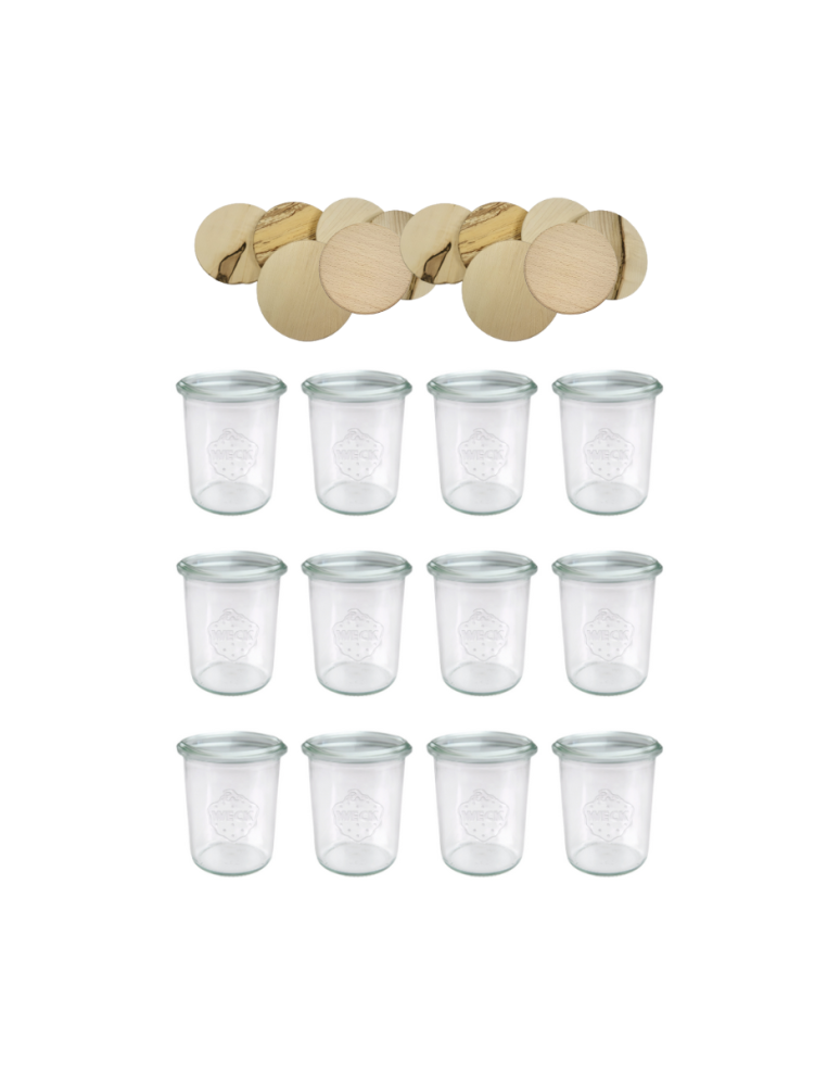 Słoiki weck - Słoiki Weck 160ml przetwory MOLD żaroodporne drewniane wieka 12szt SOLIDNE - product b2b.wamar.biz 2