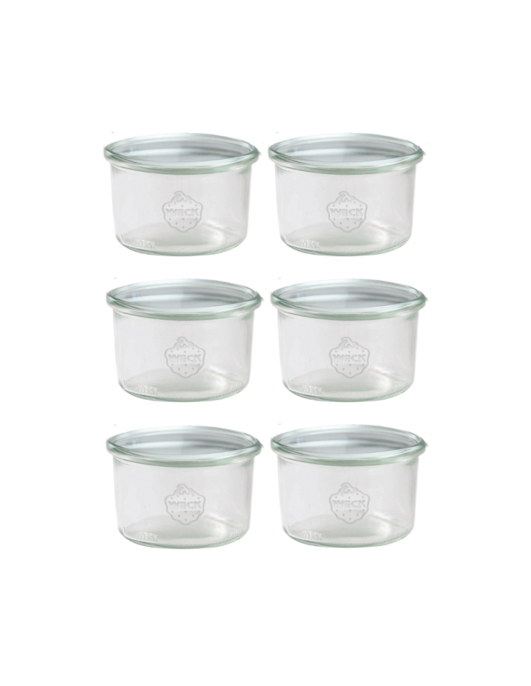 Słoiki weck - Słoiki Weck 200 ml słoiki szklane ozdobne MOLD na deserki pucharki 6szt - product b2b.wamar.biz 2