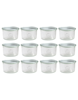 Słoiki Weck 200 ml słoiki szklane ozdobne MOLD na deserki pucharki 12szt - product 2