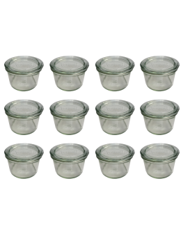 Słoiki Weck 200 ml słoiki szklane ozdobne MOLD przyprawy wieka szkło 12szt - product 2