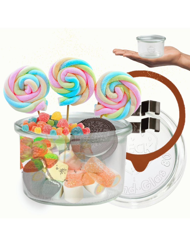 Słoiki weck - Słoik Weck 200 ml pucharek MOLD żaroodporny dżem zapinki wieko gumka 1szt - product b2b.wamar.biz 1