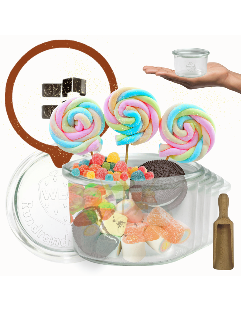 Słoiki weck - Słoiki Weck 200ml pucharek MOLD żaroodporne miara spinki wieko gumka 12szt - product b2b.wamar.biz 1