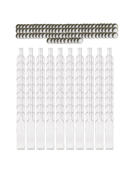 Butelki 500 ml maraski kwadratowe soki na olej oliwę fi31 100szt NAKRĘTKI - product 2