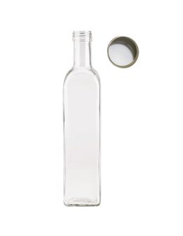 Butelka 500 ml maraska kwadratowa soki na olej oliwę fi31 1szt NAKRĘTKA - product 2