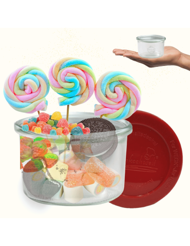 Słoik Weck 200ml na pucharek MOLD żaroodporny silikonowe wieko 1szt TRWAŁE