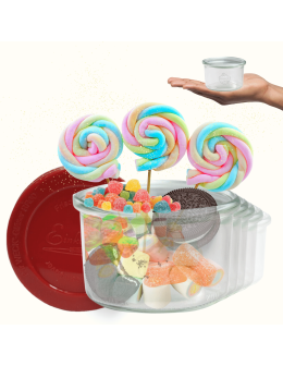 Słoiki Weck 200ml pucharek MOLD żaroodporne silikonowe wieka 6szt TRWAŁE