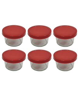 Słoiki Weck 200ml pucharek MOLD żaroodporne silikonowe wieka 6szt TRWAŁE - product 2