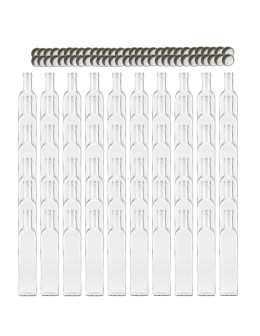 Butelki 500 ml maraski kwadratowe soki na olej oliwę fi31 60szt NAKRĘTKI - product 2