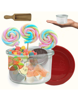 Słoik Weck 200ml na pucharek MOLD żaroodporny silikonowe wieko 1szt miarka