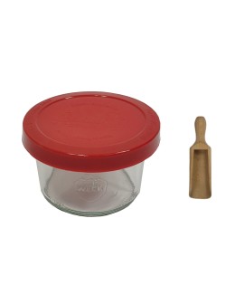 Słoik Weck 200ml na pucharek MOLD żaroodporny silikonowe wieko 1szt miarka - product 2