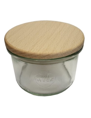 Słoik Weck 200ml na pucharek MOLD żaroodporny drewniane wieko 1szt SOLIDNY - product 2