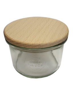 Słoik Weck 200ml na pucharek MOLD żaroodporny drewniane wieko 1szt SOLIDNY - product 2