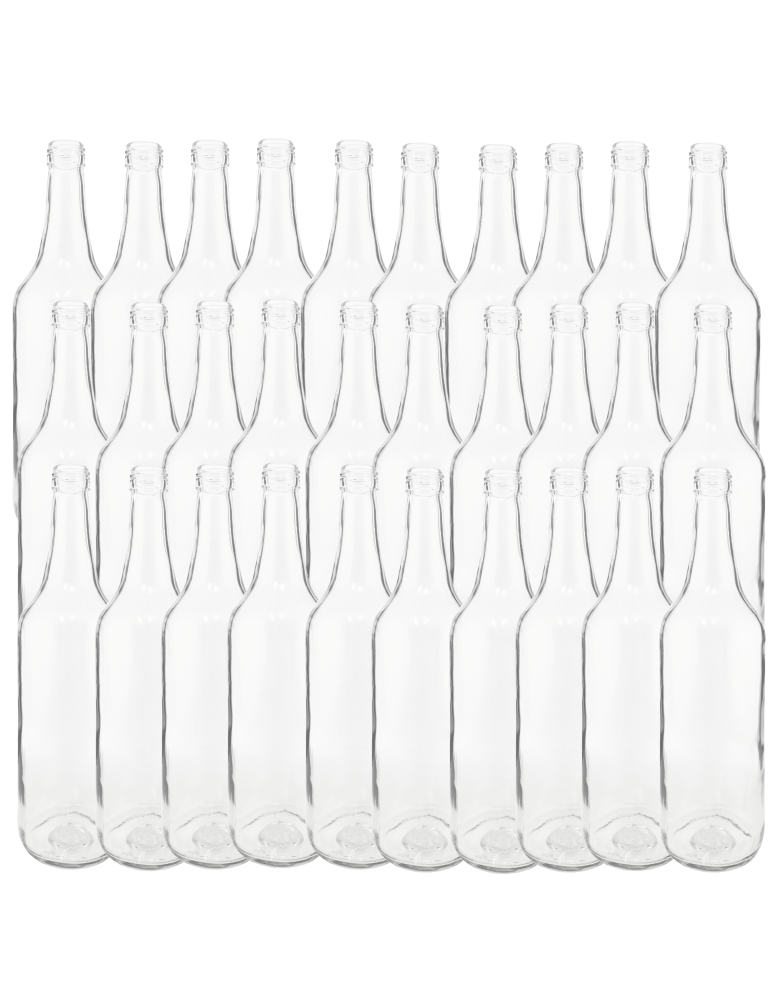 Szklane butelki na alkohol - galoniki - Butelki 700 ml na sok nalewkę syrop ocet tradycyjne fi28 30szt BEZ NAKRETEK - product b2b.wamar.biz 2